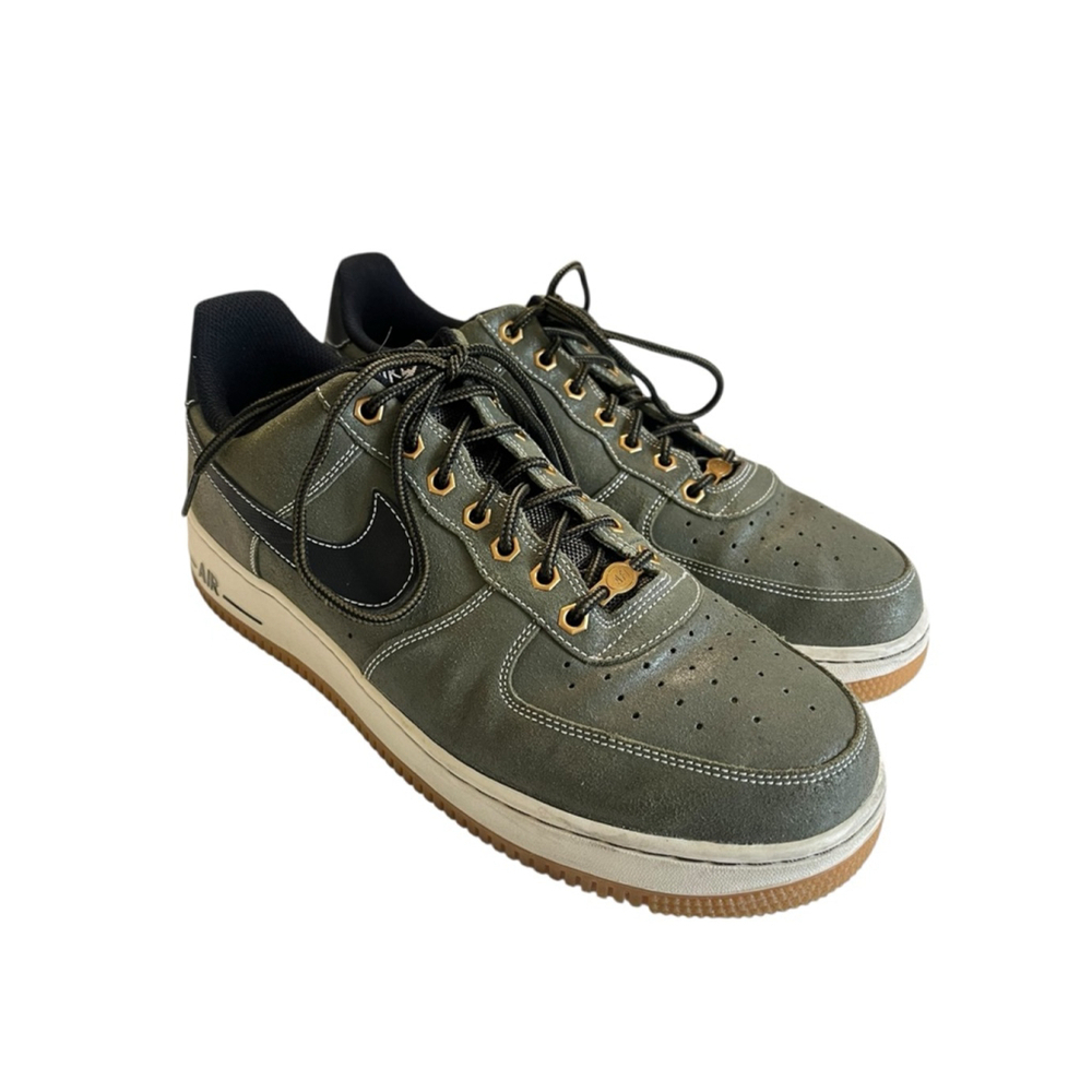 Nike Air Force 1 '07 W/Box Size 10.5 Men's US Shoes Velvet Brown White Sneaker